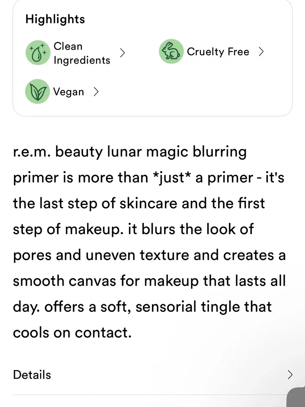 r.e.m. beauty Lunar Magic Blurring Primer